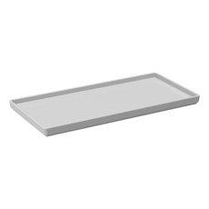 Imagem de BANDEJA PARA BANHEIRO COZA 27X13X1,5 COR CINZA - Brinox Metalurgica S  A