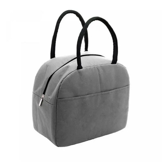 Imagem BOLSA TÉRMICA DE POLIÉSTER EASY LIFE CINZA 25CM X 15CM X 29CM