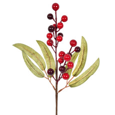 Imagem de HASTE COMPLEMENTO BERRIES VERDE COM VERMELHO 15X30CM - GRILLO 56610 - Grillo Ltda