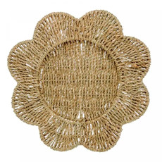 Imagem de SOUSPLAT DE SISAL EM FORMATO DE FLOR 32 CM - WOLFF - Rojemac Impotacao E Exportacao Ltda