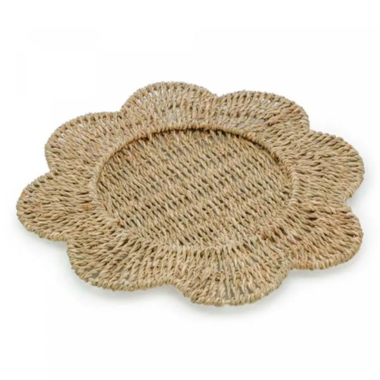 Imagem SOUSPLAT DE SISAL EM FORMATO DE FLOR 32 CM - WOLFF