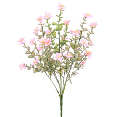 Imagem de BUQUÊ DECORATIVO DE FLORES POPPY ROSA EM PLÁSTICO MOLDÁVEL 44X20CM - GRILLO - Grillo Ltda