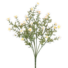 Imagem de BUQUÊ DECORATIVO DE FLORES POPPY CREME EM PLÁSTICO MOLDÁVEL 44X20CM - GRILLO - Grillo Ltda