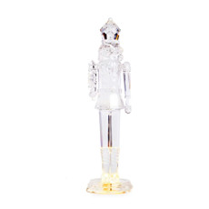 Imagem de SOLDADO DE CHUMBO DECORATIVO EM ACRÍLICO TRANSPARENTE COM LED 30X8X7,5CM - CROMUS - Cromus Embalagens Ind E Com Ltda