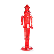 Imagem de SOLDADO DE CHUMBO DECORATIVO EM ACRÍLICO VERMELHO COM LED 30X8X7,5CM - CROMUS - Cromus Embalagens Ind E Com Ltda