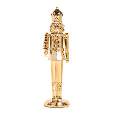 Imagem de SOLDADO DE CHUMBO DECORATIVO DOURADO EM ACRÍLICO COM LED 30CM - CROMUS - Cromus Embalagens Ind E Com Ltda