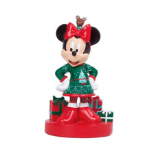 Imagem de MINNIE NATALINA EM PÉ COM PRESENTES EM RESINA 17X9,5X7,5CM - CROMUS - Cromus Embalagens Ind E Com Ltda