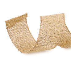 Imagem de FITA ARAMADA JUTA CRU 6,3X457CM - CROMUS - Cromus Embalagens Ind E Com Ltda