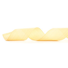 Imagem de FITA ARAMADA DECORATIVA EM POLIÉSTER CHAMPAGNE 10CM X 4,57M - CROMUS - Cromus Embalagens Ind E Com Ltda