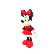 Imagem de MINNIE NATALINA COM GORRO VERMELHO E VESTIDO COM LANTEJOLAS VERMELHAS - CROMUS - Cromus Embalagens Ind E Com Ltda