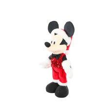 Imagem de MICKEY NATALINO COM GORRO VERMELHO E COLETE DE LANTEJOLAS VERMELHAS - CROMUS - Cromus Embalagens Ind E Com Ltda