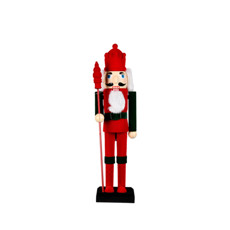 Imagem de QUEBRA NOZES DECORATIVO VERMELHO E VERDE EM PLÁSTICO 40CM - GRILLO - Grillo Ltda