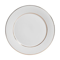 Imagem de CONJUNTO DESIRRÉ 6 PRATOS BRANCOS RASOS COM FILETE DOURADO 27CM - SCALLA CERÂMICA - Scalla Ceramica Artistica Ltda-Epp