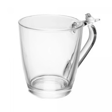 Imagem de CANECA BIRD 300ML DE CRISTAL 11X13X8CM - WOLFF - Rojemac Impotacao E Exportacao Ltda