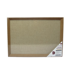 Imagem de BANDEJA DECORATIVA MARROM DE MADEIRA E POLIÉSTER 2,5X35X25CM - DCARTE - Dcarte Importacao E Exportacao Ltda