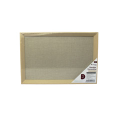 Imagem de BANDEJA DECORATIVA NUDE DE MADEIRA E POLIÉSTER 2,5X30X20CM - DCARTE - Dcarte Importacao E Exportacao Ltda