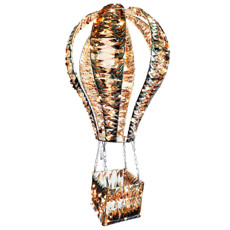 Imagem de BALÃO DECORATIVO EM METAL COM 300 LEDS BRANCO QUENTE BIVOLT 78CM - GRILLO - Grillo Ltda