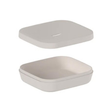 Imagem de SABONETEIRA AURA BEGE DE POLIESTIRENO 3X11X10CM - OU - Martiplast Industria E Comercio De Plast