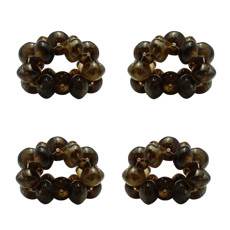 Imagem de CONJUNTO 4 ANÉIS MUSGO PARA GUARDANAPO CASA PALLINA - AUGURI - Auguri Casa Importacao E Exportacao 