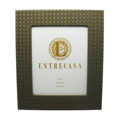 Imagem de PORTA RETRATO RETANGULAR DECORATIVO DE MDF CINZA 20X25CM - ENTRECASA - Inverno Verao Comercio De Modas E Decoracao Eireli