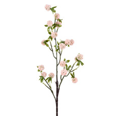 Imagem de HASTE DECORATIVA DE BRRRIES SILVESTRES FLOCADAS ROSA DE PLÁSTICO MOLDÁVEL - GRILLO - Grillo Ltda