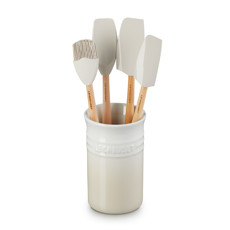 Imagem de SET 3 ESPÁTULAS E 1 PINCEL CRAFT COM PORTA UTENSÍLIOS CLÁSSICO - LE CREUSET - Le Creuset Do Brasil 