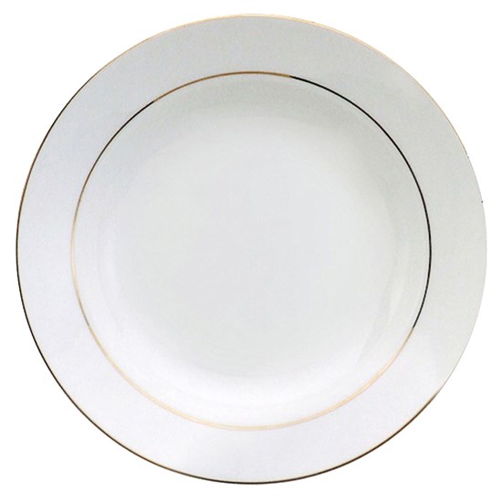 Imagem JOGO COM 6 PRATOS PARA JANTAR NICE GOLD 27CM