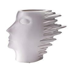 Imagem de VASO CERÂMICA ESCULTURA BRANCO 39005 - Grillo Ltda