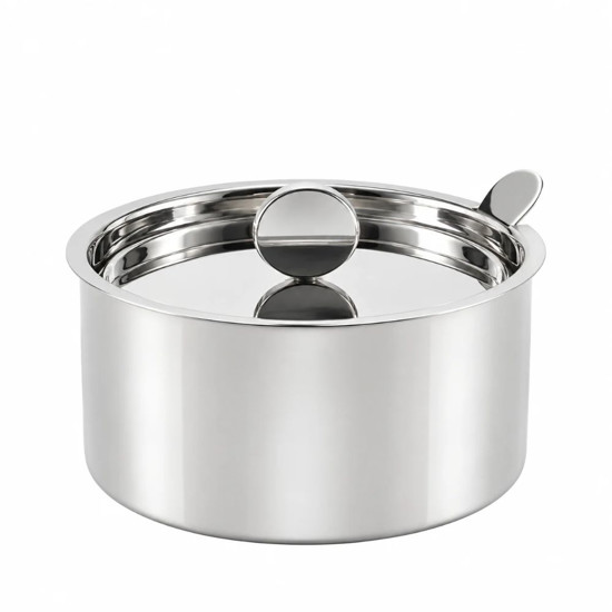 Imagem AÇUCAREIRO GIOIA GRANDE INOX COM COLHER