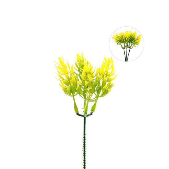 Imagem PICK MINI PINHO X3 FLOCADO 22CM AMARELO 35555 GRILLO