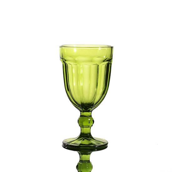 Imagem TAÇA DE VIDRO PARA ÁGUA 520ML VERDE 38986 GRILLO