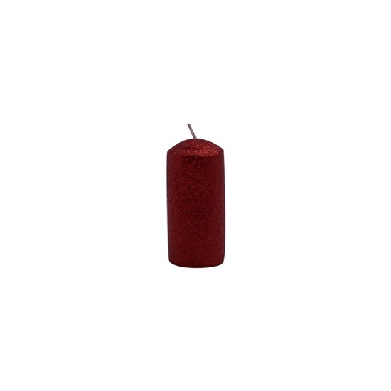 Imagem VELA NATALINA COM GLITTER 5X11CM VERMELHO 46290 GRILLO