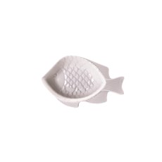 Imagem de BOWL PEIXE EM CERÂMICA 9,5X6CM BRANCO 45810 GRILLO CT18A - Grillo Ltda