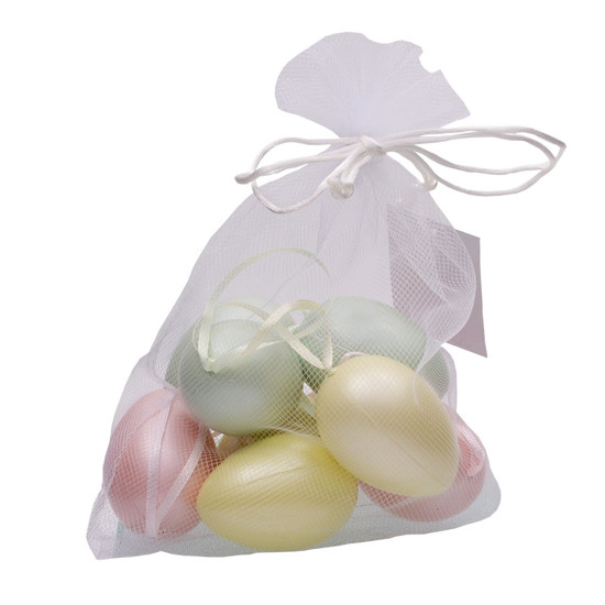 Imagem SACO DE OVOS DE GALINHAS DECORATIVOS COLORIDOS CROMUS