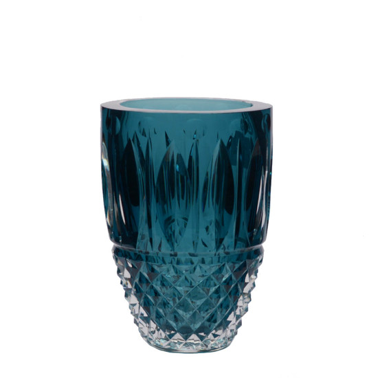Imagem VASO LAPIDADO P VERDE PINHEIRO DI MURANO