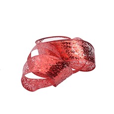 Imagem de FITA NATALINA GLITTER VERMELHO 6,3CM 48150 GRILLO - Grillo Ltda