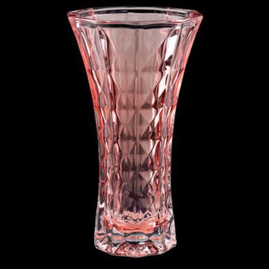 Imagem VASO CRISTAL DE CHUMBO DIAMANT AMETISTA 15X26CM WOLFF