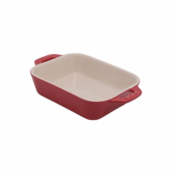 Imagem TRAVESSA RETANGULAR 14X11CM CEREJA CERÂMICA 0,4L STAUB ZWILLING 