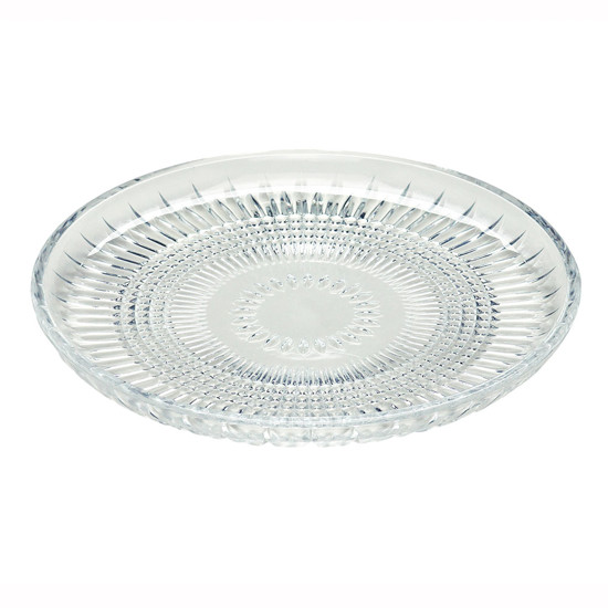 Imagem CONJUNTO 6 PRATOS CRISTAL DE CHUMBO SOBREMESA QUEEN 20CM WOLFF