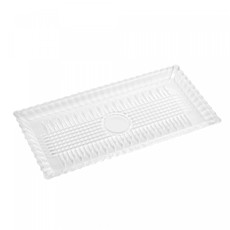 Imagem de TRAVESSA RETANGULAR QUEEN EM CRISTAL DE CHUMBO 34X17X3CM - WOLFF - Rojemac Impotacao E Exportacao Ltda
