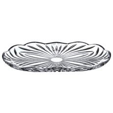 Imagem de BANDEJA DE CRISTAL DIAMOND 24X14CM LYOR - Coliseu Presentes Ltda