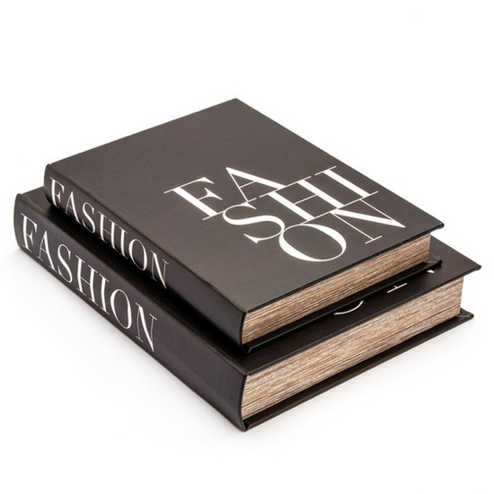 Imagem CONJUNTO DE CAIXA LIVRO FASHION  MODA 2 PEÇAS 