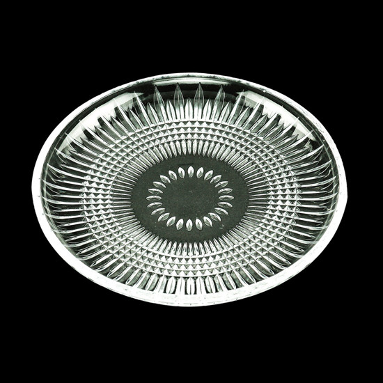 Imagem CONJUNTO 6 PRATOS CRISTAL DE CHUMBO SOBREMESA QUEEN 20CM WOLFF