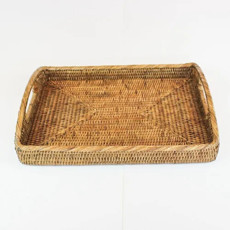 Imagem de BANDEJA EM RATTAN SUNRISE 40CM - Fs Casa Com. Imp. Art. Domesticos E Esportivos Eireli