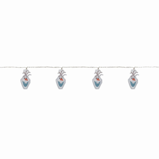 Imagem PISCA PISCA CORDÃO FROZEN OLAF COM 1,65 METRO EM LED ESTAMPADOS - CROMUS 