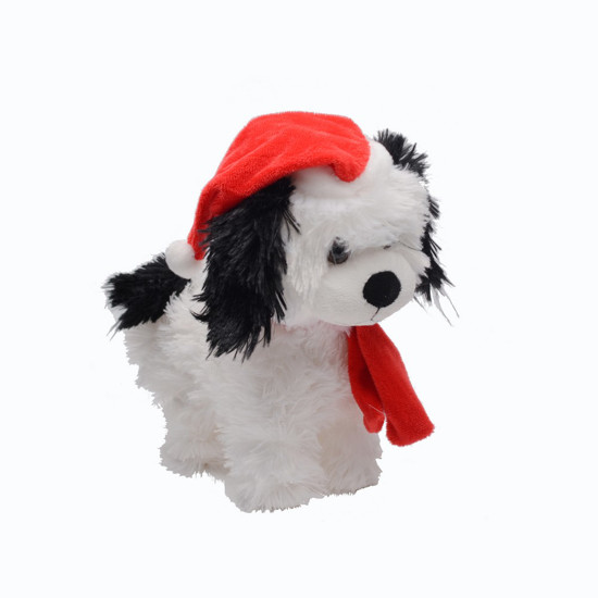 Imagem CACHORRO DANCING COM GORRO MOVIDO A PILHA 3AA 28X15X25CM - TOK DA CASA 