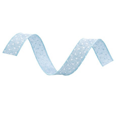 Imagem de FITA DECORATIVA JUTA COR AZUL E BRANCO 3CMX3M (FT ARAMADAS) 1 UNIDADE (PÁSCOA) - CROMUS - Cromus Embalagem Ind. E Com. Ltda