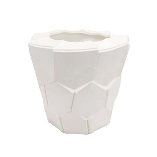 Vaso calipígio de porcelana branca - Liu Liguo - Catálogo das Artes