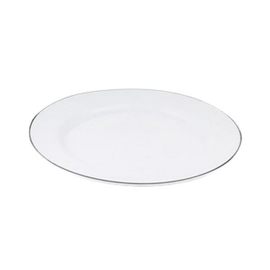 Imagem PRATO PARA SOBREMESA 19CM ITAMARAT FILETE PRATEADO EM PORCELANA 