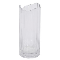 Imagem de VASO DECORATIVO DE VIDRO TRANSPARENTE 10X10X25CM - GRILLO 52871-311 - Grillo Ltda